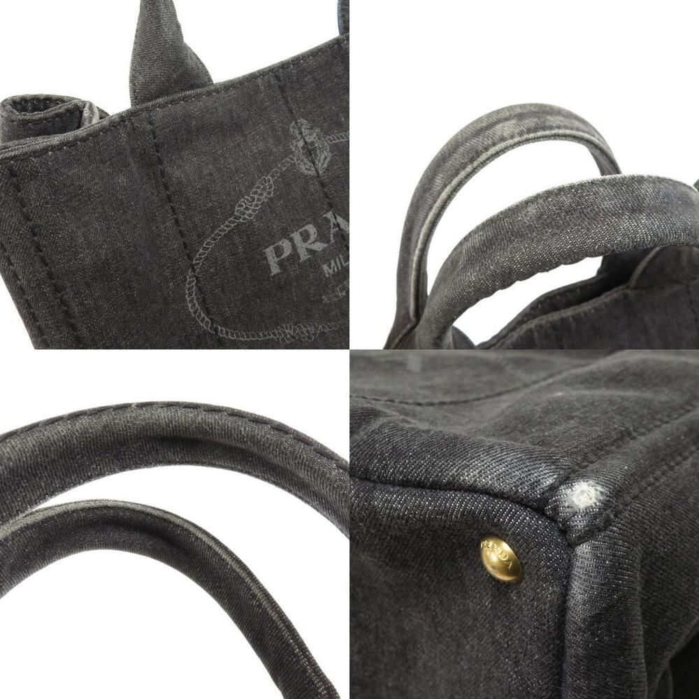 Prada Canapa Tote Bag Denim - Picture 9 of 11
